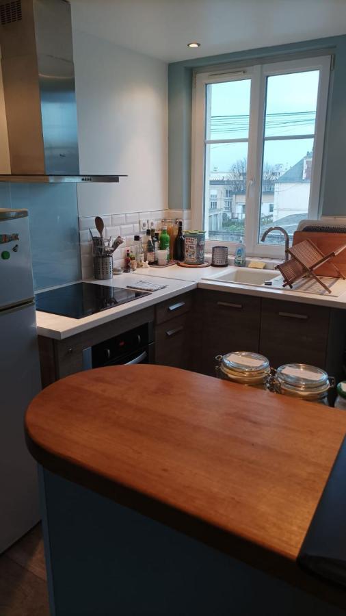 Le Bleu Roi - Appartement Calme Proche De La Gare ก็อง ภายนอก รูปภาพ